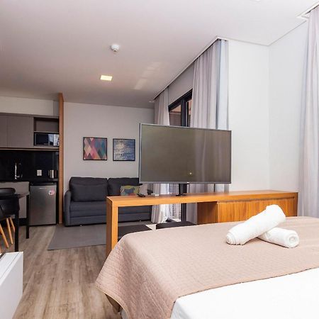 Aion Suites 205 - Lindo Apartamento Com Vista Para O Mar, A 60M Da Praia De Bombinhas, Com Piscina E Academia No Rooftop. Екстер'єр фото