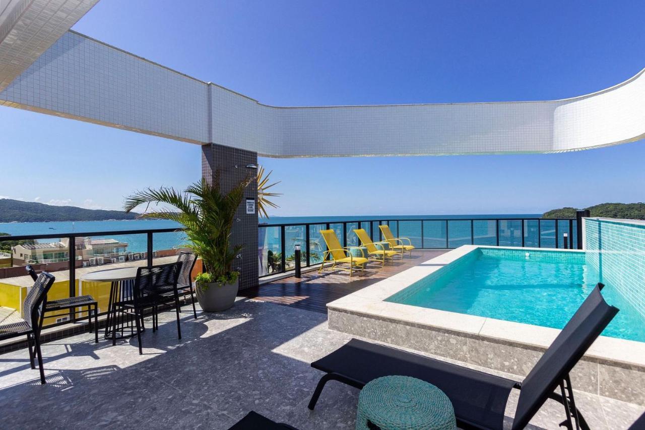 Aion Suites 205 - Lindo Apartamento Com Vista Para O Mar, A 60M Da Praia De Bombinhas, Com Piscina E Academia No Rooftop. Екстер'єр фото