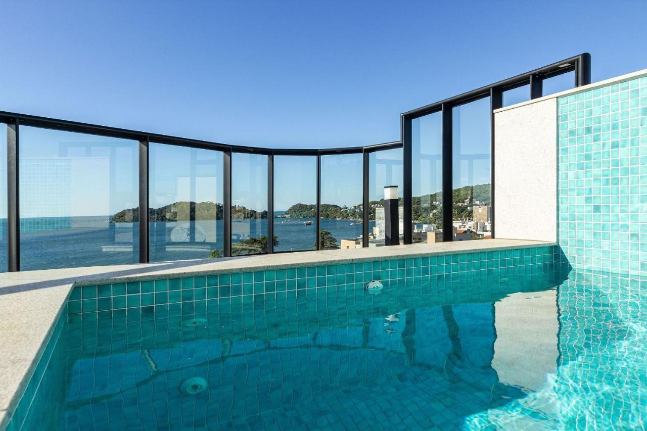 Aion Suites 205 - Lindo Apartamento Com Vista Para O Mar, A 60M Da Praia De Bombinhas, Com Piscina E Academia No Rooftop. Екстер'єр фото