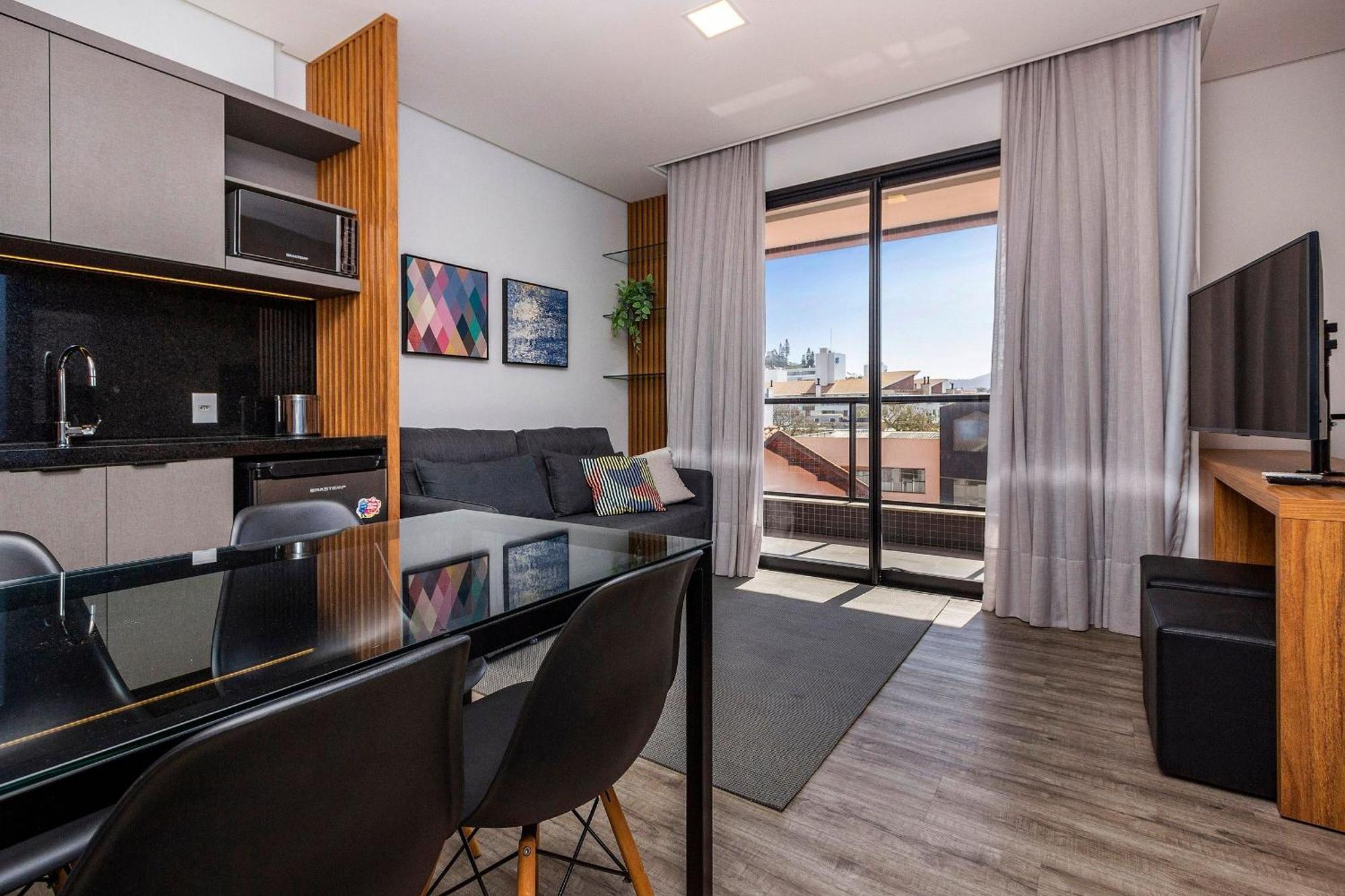 Aion Suites 205 - Lindo Apartamento Com Vista Para O Mar, A 60M Da Praia De Bombinhas, Com Piscina E Academia No Rooftop. Екстер'єр фото